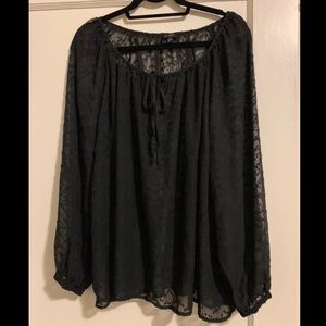 Jessica Simpson Boho black shirt